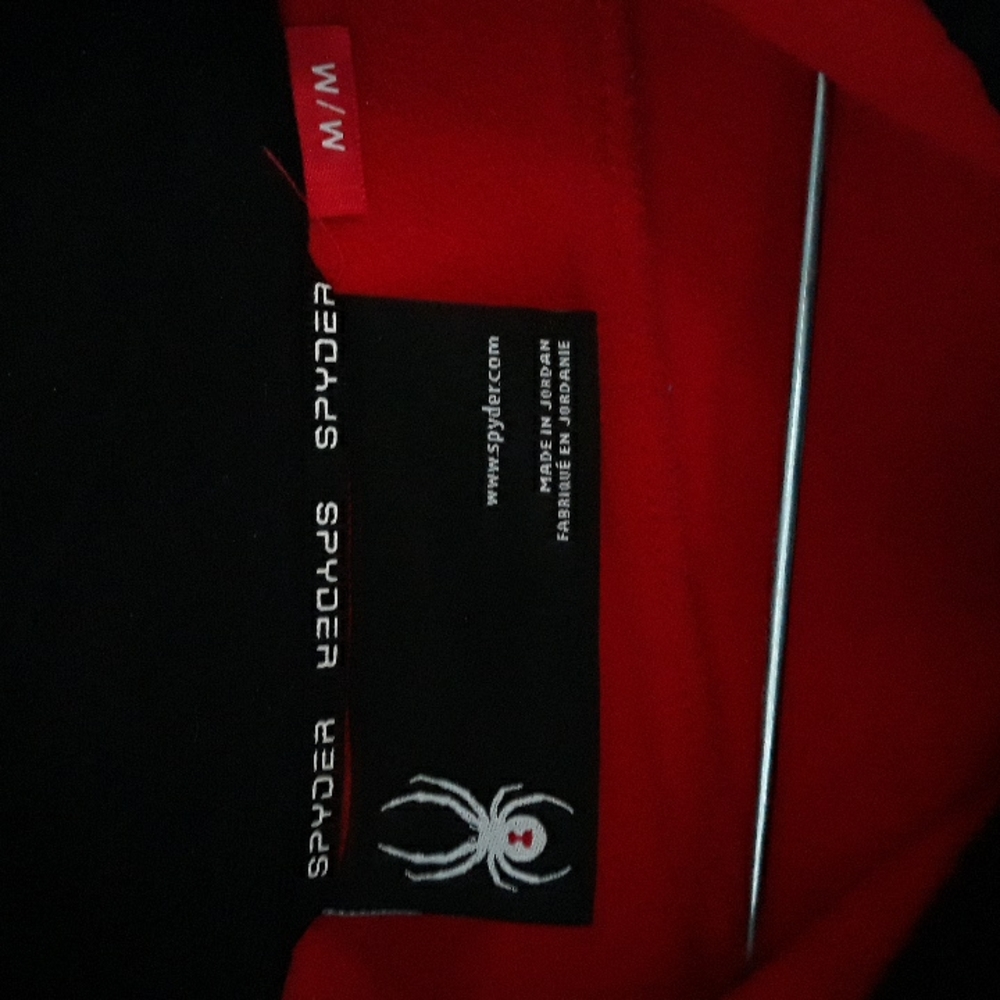 Spyder Black And Red Zip Performance Jacket. Medi… - image 2